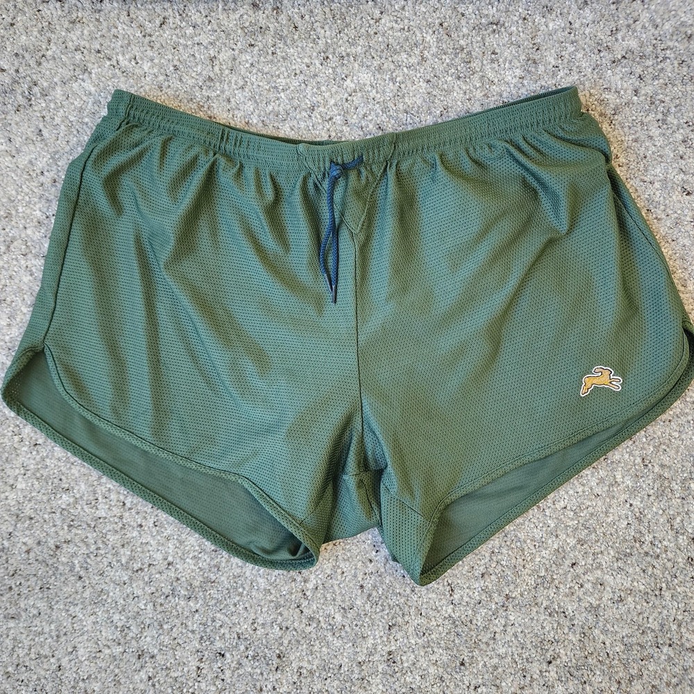 Tracksmith Van Cortlandt Green Mens S Luxurious & Lightweight Running Shorts